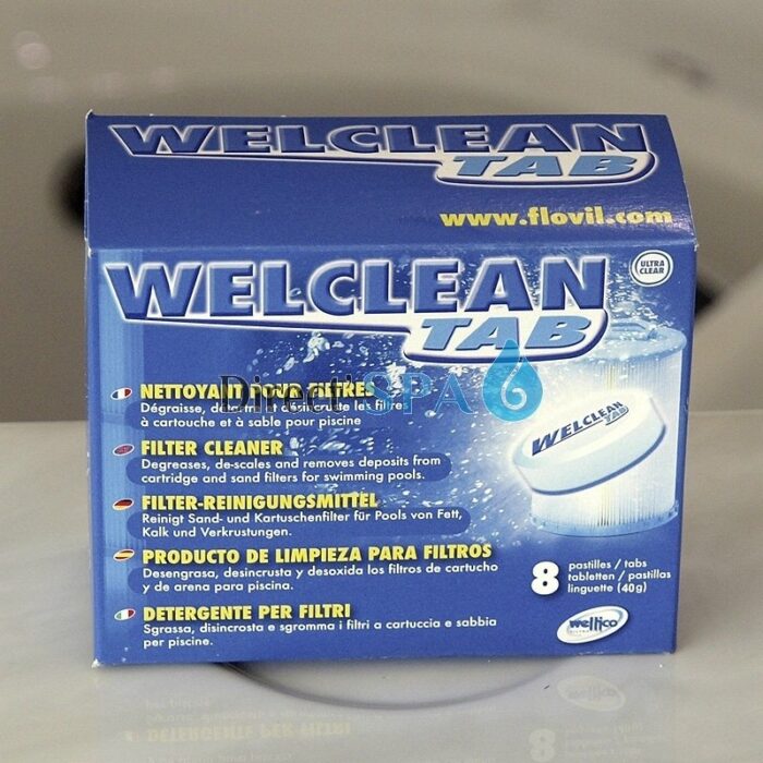 Nettoyant pour filtre spa Welcleantab